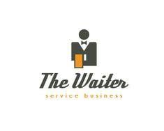 Waiter Logo - 91 Best Seat Waiter logo images | Brand design, Branding design ...