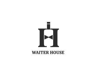 Waiter Logo - WAITER HOUSE Designed by MDS | BrandCrowd