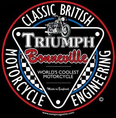 Triumph T-Shirt Logo - Triumph Bonneville T-shirt.