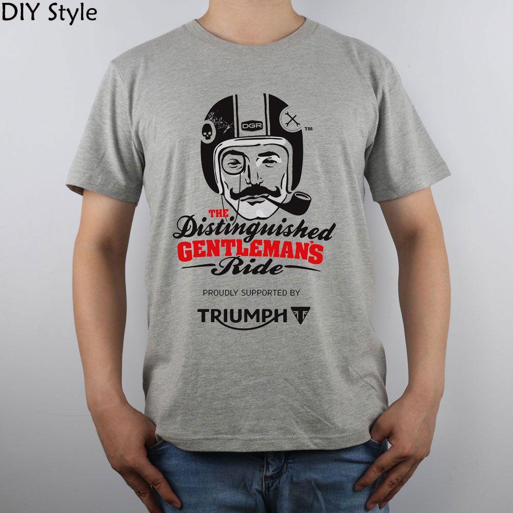 Triumph T-Shirt Logo - Triumph Distinguished Gentlemen in Action T shirt Top Pure Cotton ...