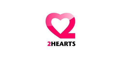 Two Hearts Logo - 2 Hearts | LogoMoose - Logo Inspiration