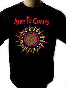 Alice in Chains Logo - Alice in Chains Logo Black New T-Shirt Fruit of the Loom ALL SIZES ...