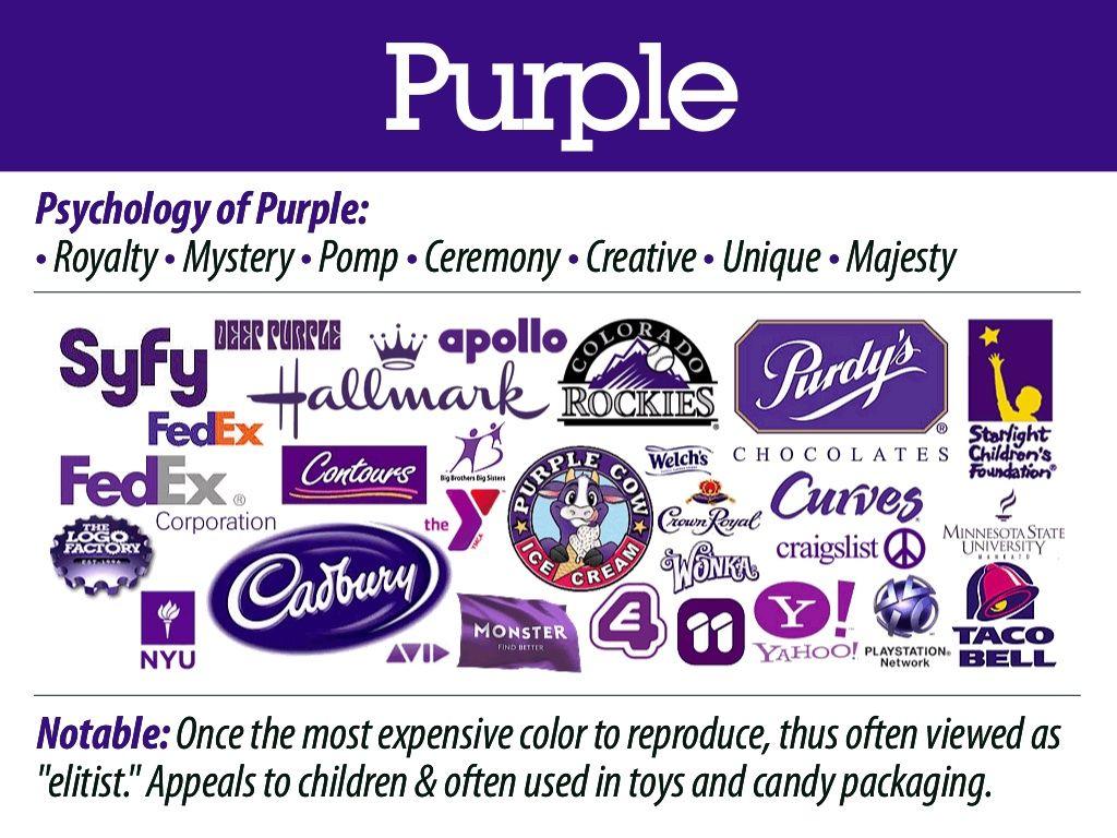 Violet Colored Logo - Purple PsychologyofPurple: •Royalty•Mystery•Pomp•Ceremony•Creative•Un…