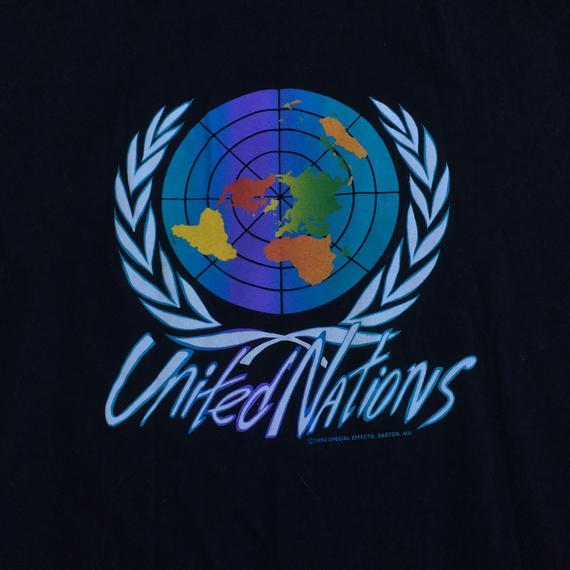 Un Globe Logo - 90s United Nations Shirt Vintage UN Shirt Vintage United | Etsy