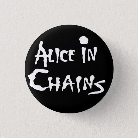 Alice in Chains Logo - Alice in Chains Logo Button | Zazzle.com