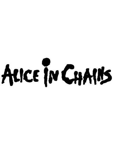 Alice in Chains Logo - Alice in Chains Logo Rub-On Sticker - Black Approximately 6 Inches ...