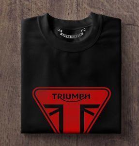 Triumph T-Shirt Logo - Triumph T-Shirt Biker Motorcycle Rider New Design | eBay