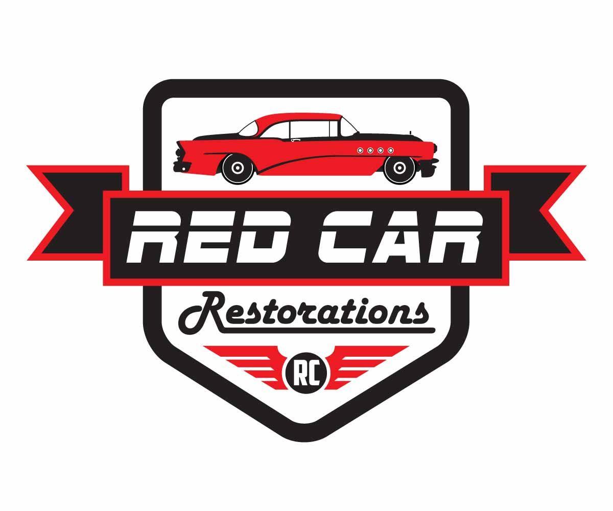 Red Automotive Logo - Elegant, Playful, Automotive Logo Design for Red Car Restorations