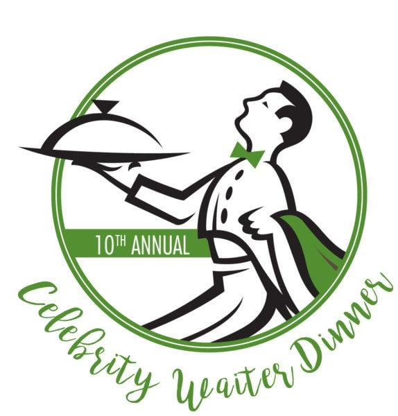 Waiter Logo - 10th Annual Celebrity Waiter Dinner - Evergreen Life Services