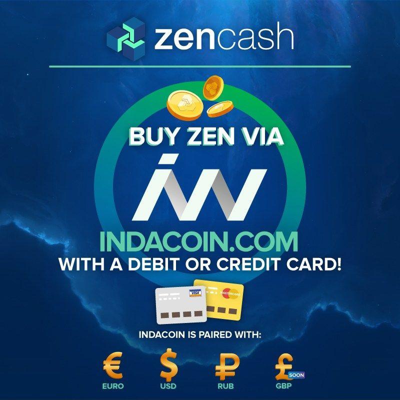 Zen Coin Logo - Buy ZenCash on the Indacoin Exchange! - Horizen