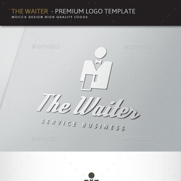 Waiter Logo - The Waiter Logo by MoccaDesign | GraphicRiver