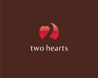 Two Hearts Logo - Logopond - Logo, Brand & Identity Inspiration (two hearts)