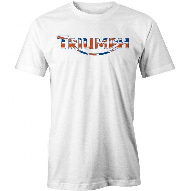 Triumph T-Shirt Logo - Triumph Union Jack Logo T Shirt