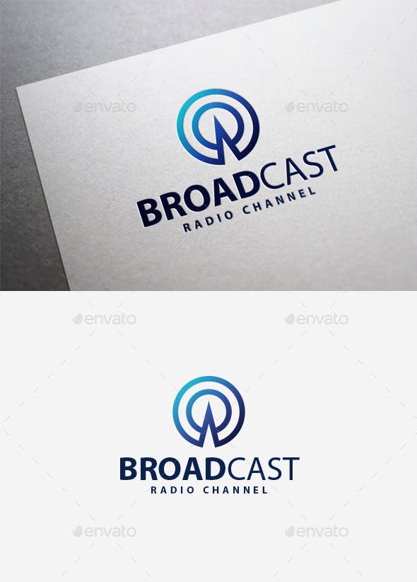 Broadcast Logo - Broadcast Logo by EmilGuseinov | GraphicRiver