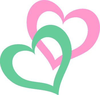 Two Hearts Logo - Double hearts logo result: 128 clipart for Double hearts logo