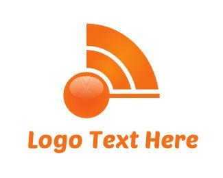 Orange Circle Wave Logo - Speed Logo Maker | BrandCrowd