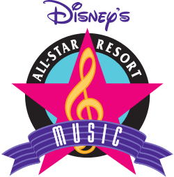 Disney Resorts Logo - Disney's All Star Music Resort