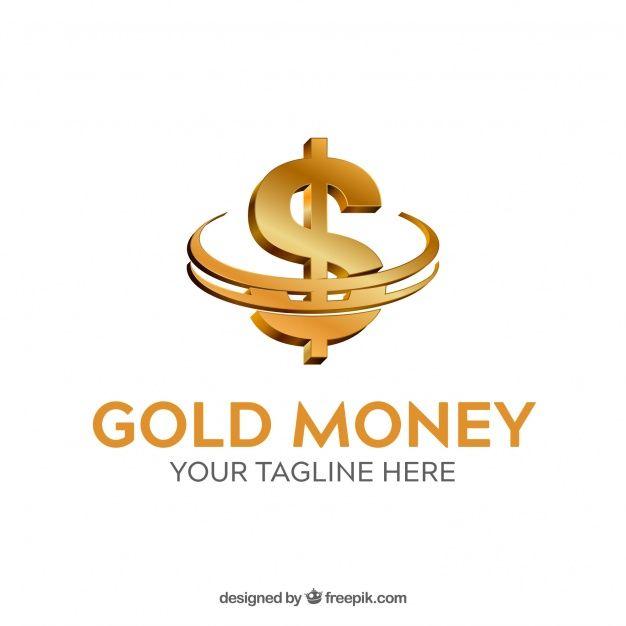 Gold Money Logo - Gold money logo template Vector