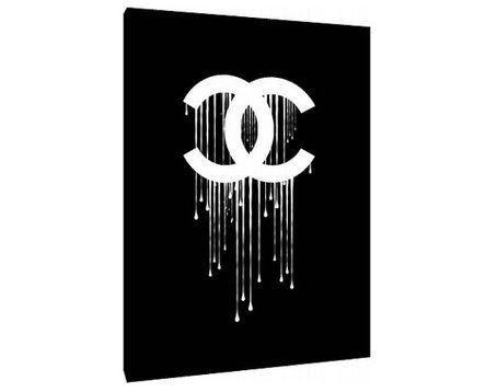 Dripping Chanel Logo - CUSTOMIZEABLE DRIPPING CHANEL LOGO CUSTOM FASHION BY TYPEANDSTYLE