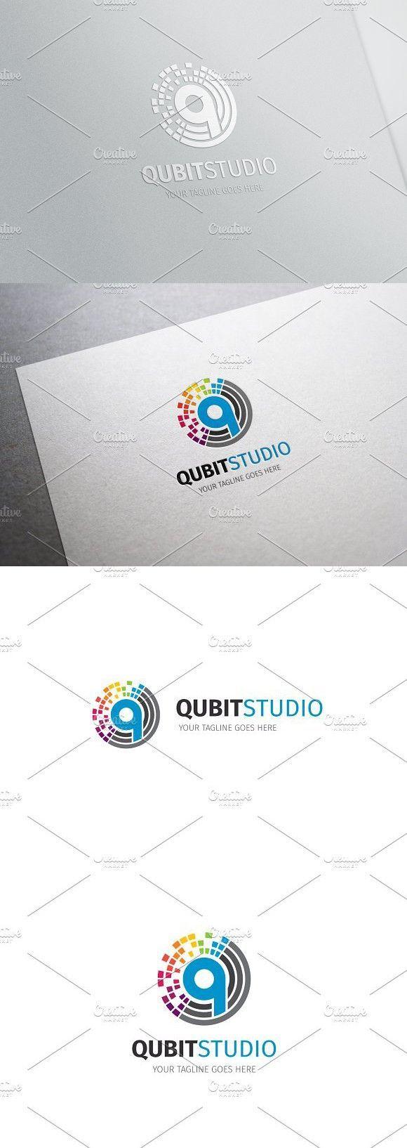 Pixel Q Logo - Pixel Letter Q Logo. Education Design. Logos, Logo
