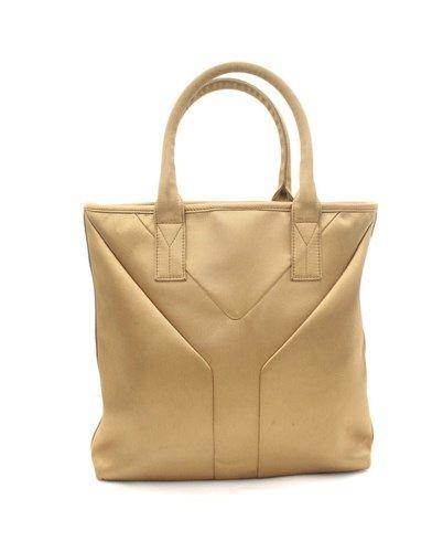 Gold Money Logo - Yves Saint-Laurent Satin Y Handbag Ladies Tote Bag Logo Gold Money ...