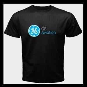 GE Aviation Logo - GE AVIATION Logo General Electric Aircraft Engine Men's T-Shirt ...