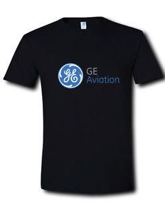 General Electric Aviation Logo - GE Aviation General Electric Aircraft Engine Aerospace Black T-Shirt ...