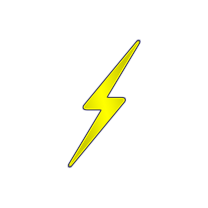Yellow Lightning Bolt Logo Logodix - lightning bolt roblox