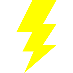 Yellow Lightning Bolt Logo - Yellow lightning bolt icon - Free yellow lightning bolt icons
