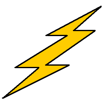Yellow Lightning Bolt Logo - Yellow lightning bolt | Clipart Panda - Free Clipart Images