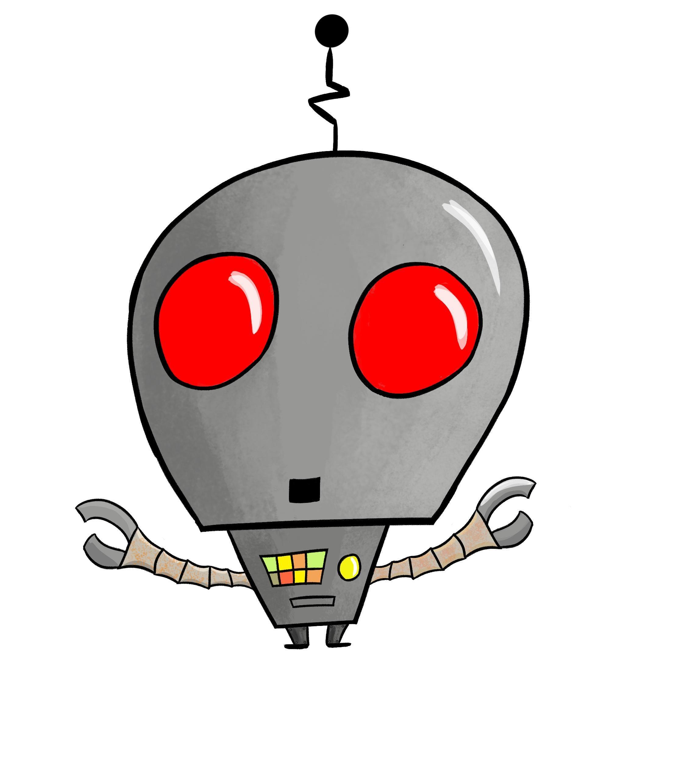 Red-Eyed Robot Logo - Red eyed robot | Skillshare Projects