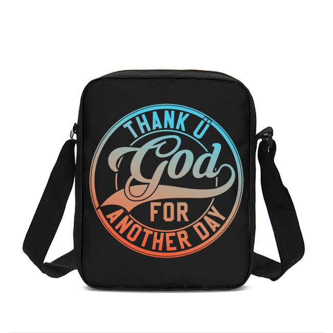 Sunset Circle Logo - Sunset Circle Logo Shoulder Bag – Thank Ü God For Another Day™ Clothing