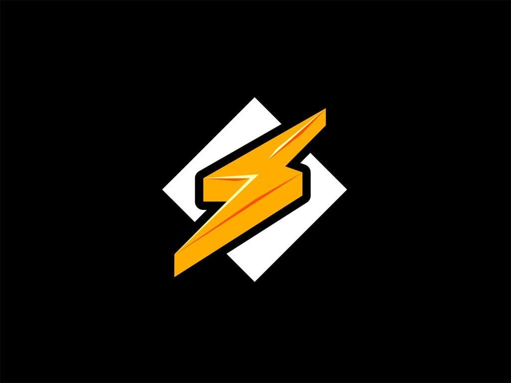 Orange Lightning Bolt Logo - Lightning bolt Logos
