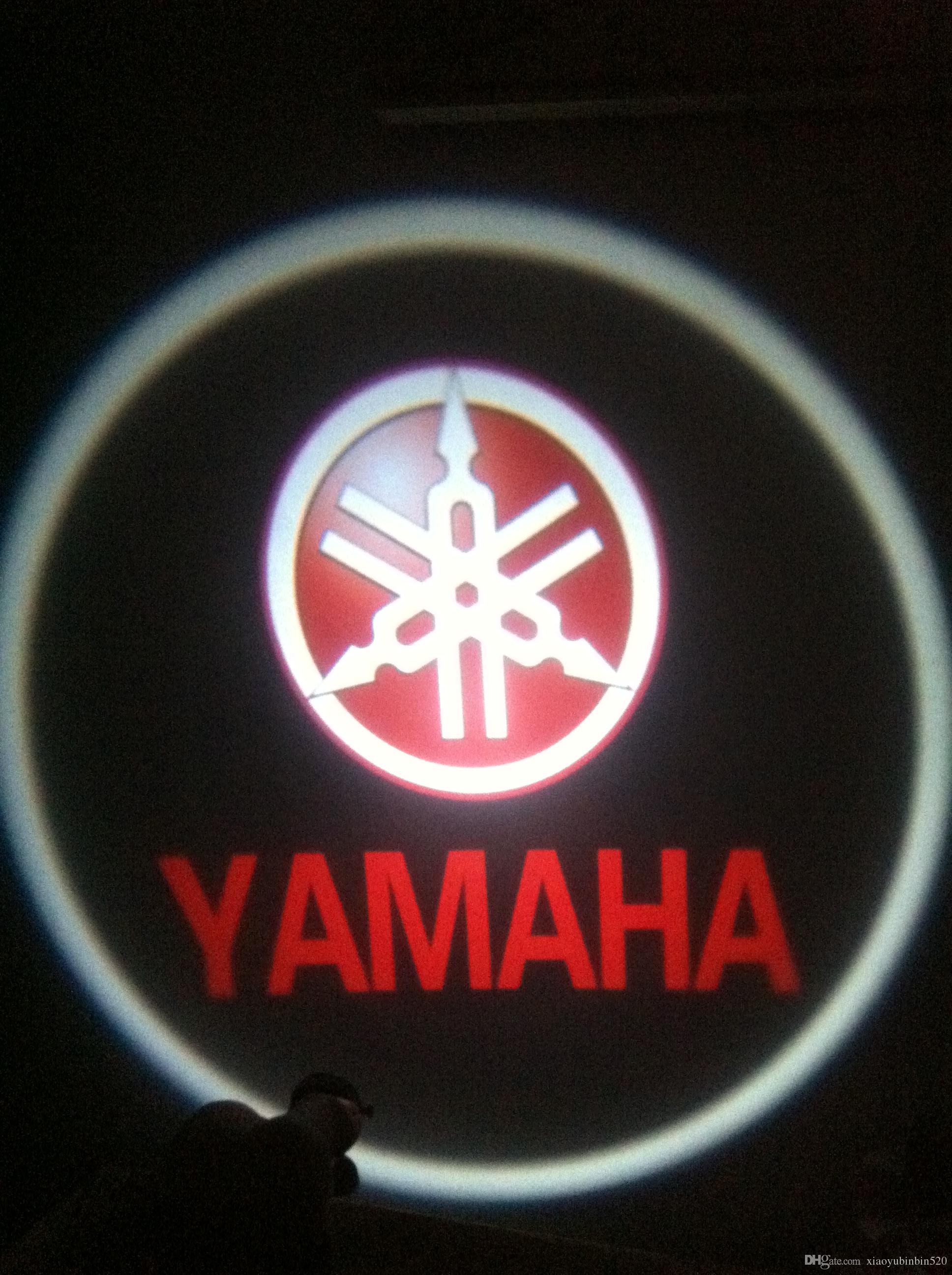 Yamaha Circle Logo - 2019 For YAMAHA Ghost Shadow Cree Led Car Door Logo Led Laser ...