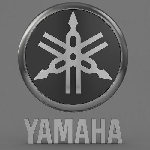 Yamaha Circle Logo - yamaha logo 2 3D logotype