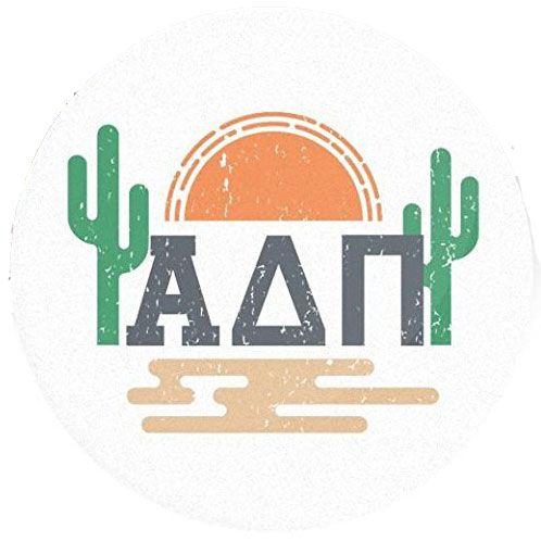 Sunset Circle Logo - Desert Cactus Sunset Circle Sticker Decal | University of Arizona ...