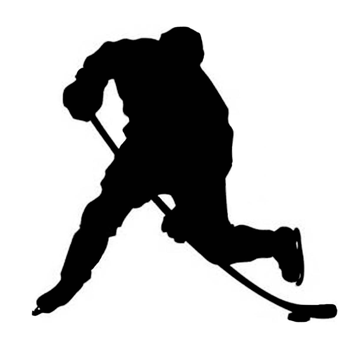 Black and White Hockey Logo - Free Hockey Player, Download Free