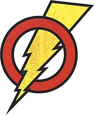 Yellow Lightning Bolt Logo - Amazon.com: SHINING LIGHTNING BOLT LOGO YELLOW GOLD RED WHITE Vinyl ...