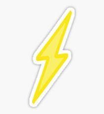 Yellow Lightning Bolt Logo - Lightning Bolt Drawing Stickers | Redbubble