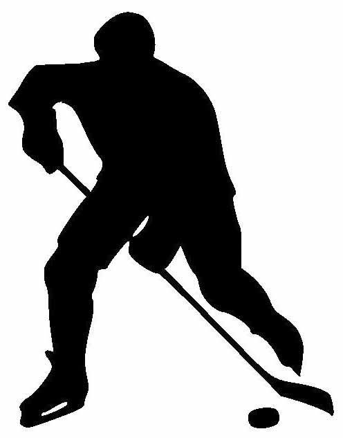 Black and White Hockey Logo - IMLeagues. Coed (Wright State University Floor Hockey). IM