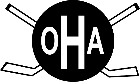 Two Black Circle Logo - Ontario Major Jr A Hockey League Primary Logo (1950) - 'OHA' in ...