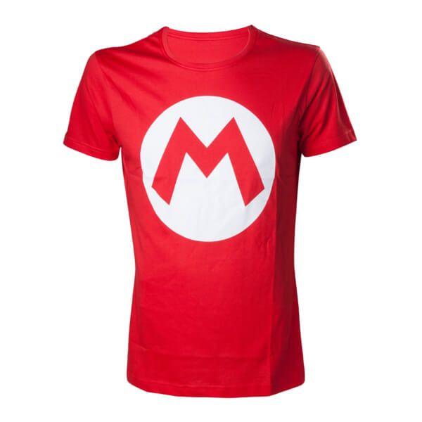 Red M Logo - Super Mario M Logo T Shirt. Nintendo Official UK Store