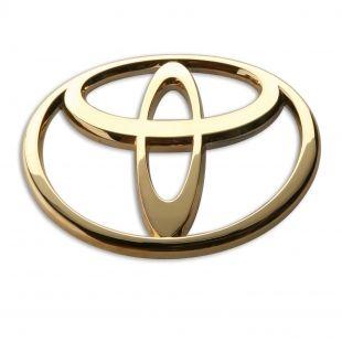 Gold Toyota Logo - Toyota Gold Emblem - Goldgenie Official Blog