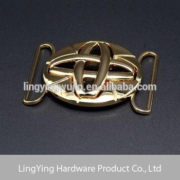 Quality Gold Logo - Fujian Top Quality Gold Metal Toyota Logo Belt Buckle - Buy Toyota ...