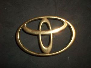 Gold Toyota Logo - 92 93 94 95 96 Toyota Camry- Factory Gold Plated Rear Trunk Badge ...