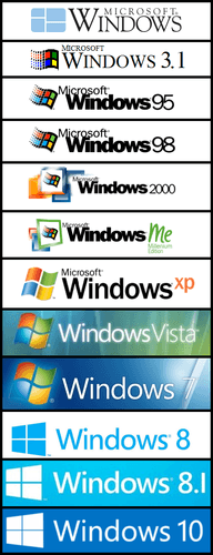 Windows 3 Logo - Microsoft Windows images All Windows Logos with the Windows 10 logo ...