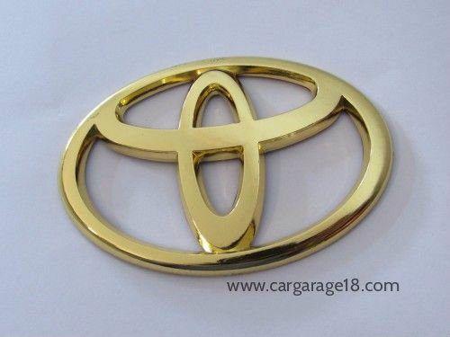 Gold Toyota Logo - Toyota Gold Logo Size 11x7.5