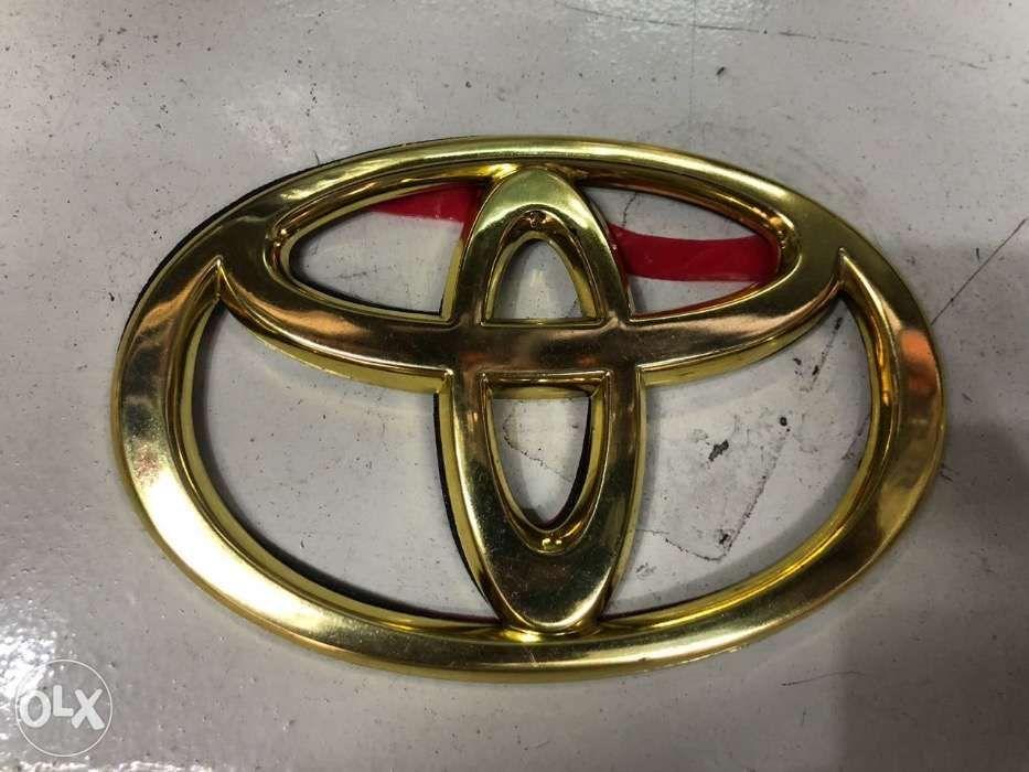 Gold Toyota Logo - Toyota Emblem Logo GOLD plastic Chrome Polished in Makati, Metro