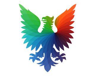 Rainbow Phoenix Logo - 45 Mind Blowing Colorful Logo Designs | Inspirationfeed