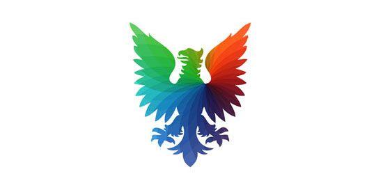 Rainbow Phoenix Logo - 40 Colorful Examples of Logo Designs